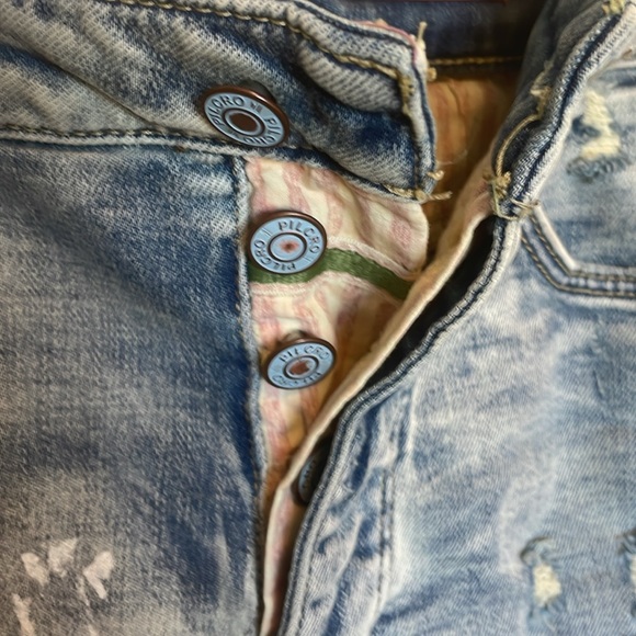 Anthropologie Pilcro Distressed Denim Shorts - Picture 5 of 6